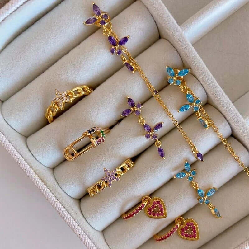 Butterfly Drop EARRINGS Folie à Trois