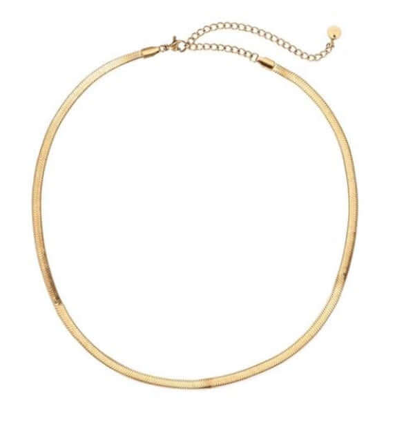 SNAKE SKIN NECKLACE Folie à Trois