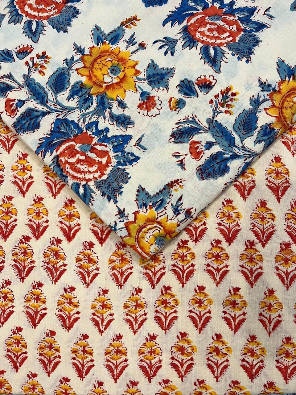 Blue Marigold Square CUSHION