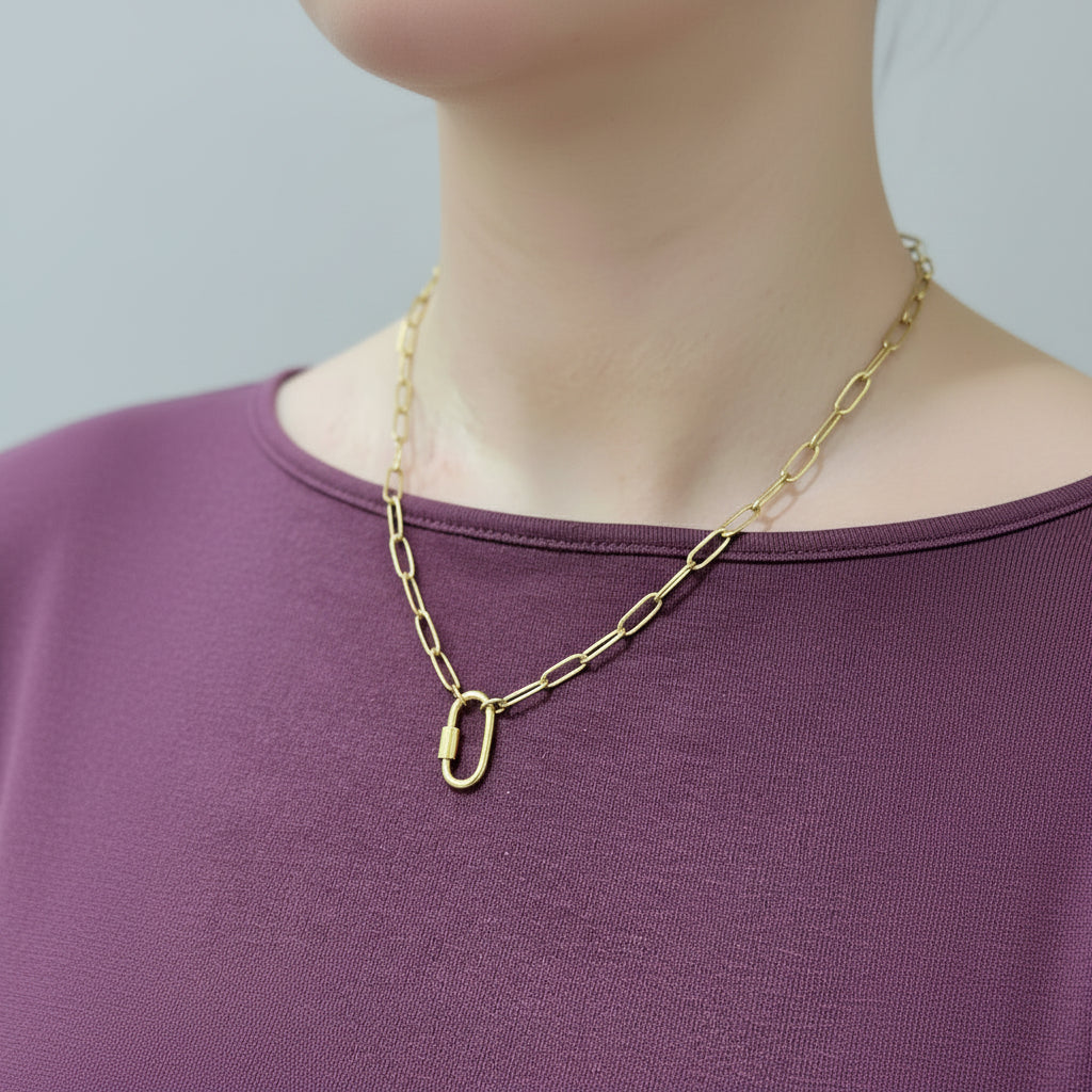 Chain link Charm NECKLACE