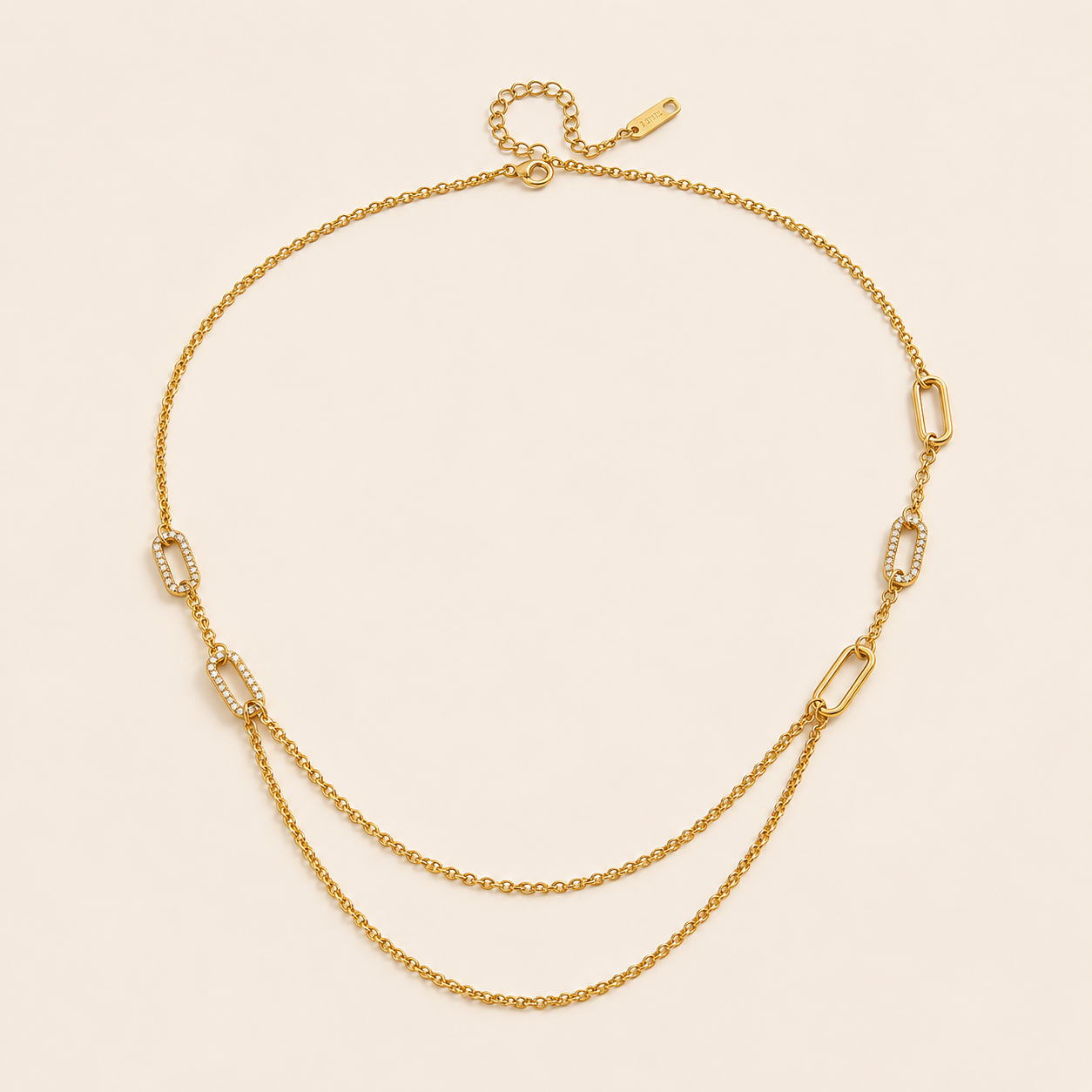 Mora Necklace – Gold Stainless Steel by Folie à Trois