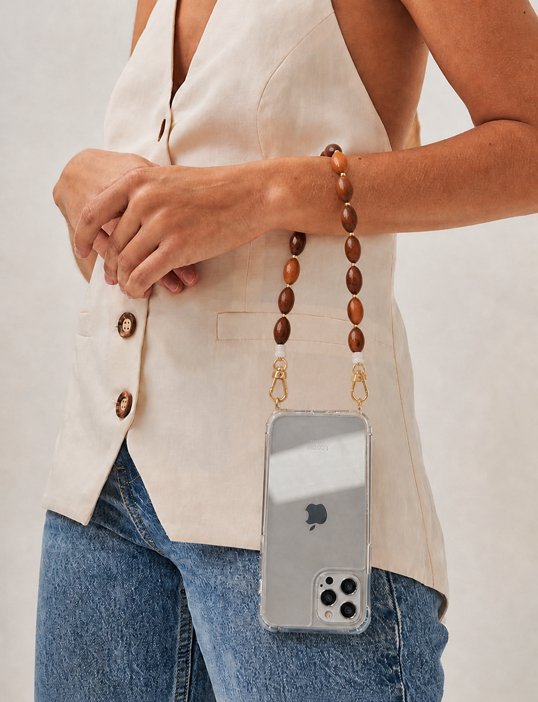 Saffron SHORT PHONE STRAP