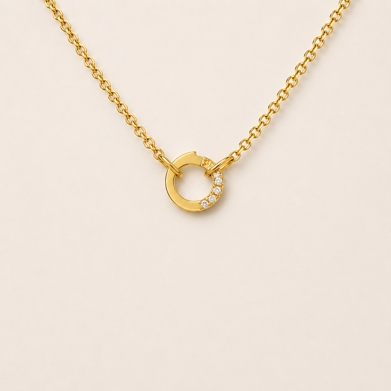 Zircon Charm KETTING