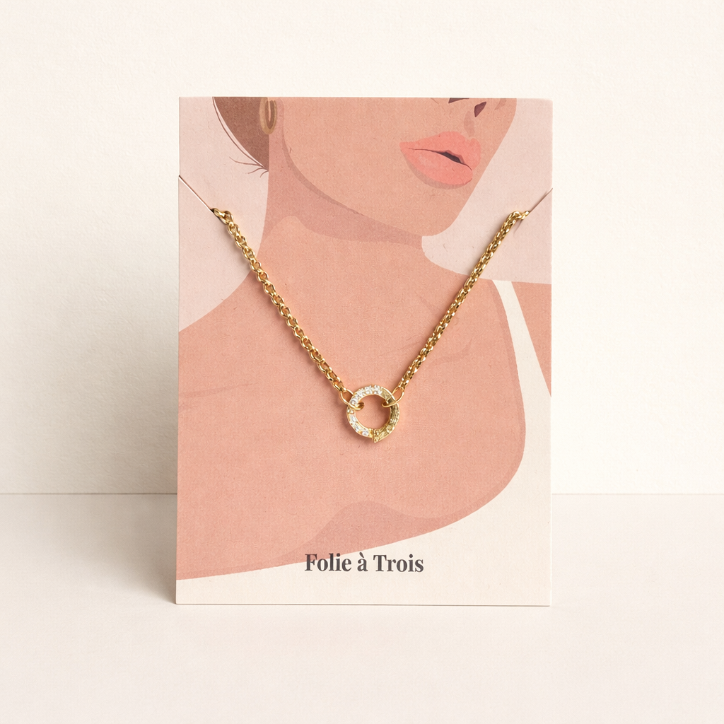 Zircon Charm KETTING