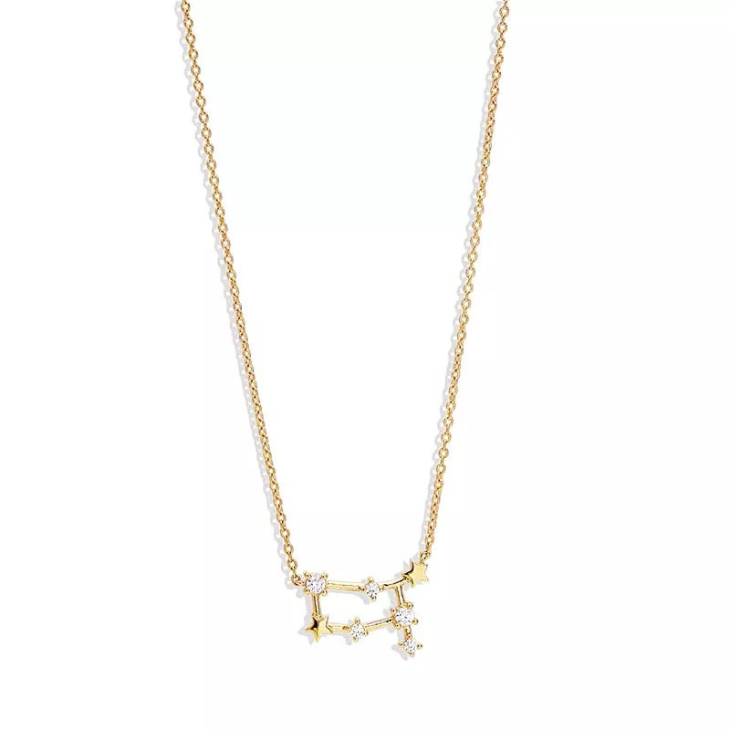 Zodiac Stud EARRINGS + Necklace BUNDLE Gemini