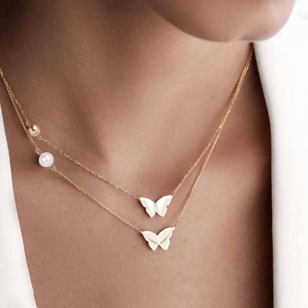 Butterfly NECKLACE Folie à Trois