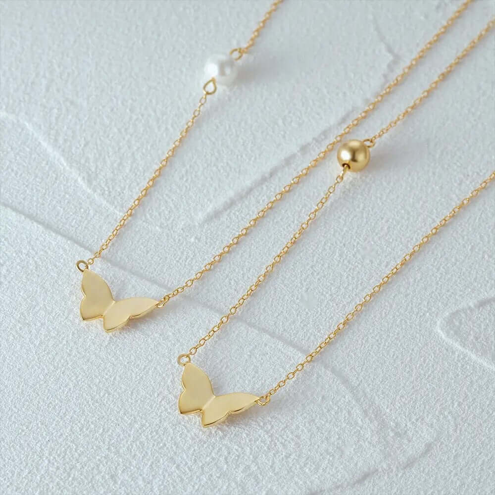 Butterfly NECKLACE Folie à Trois