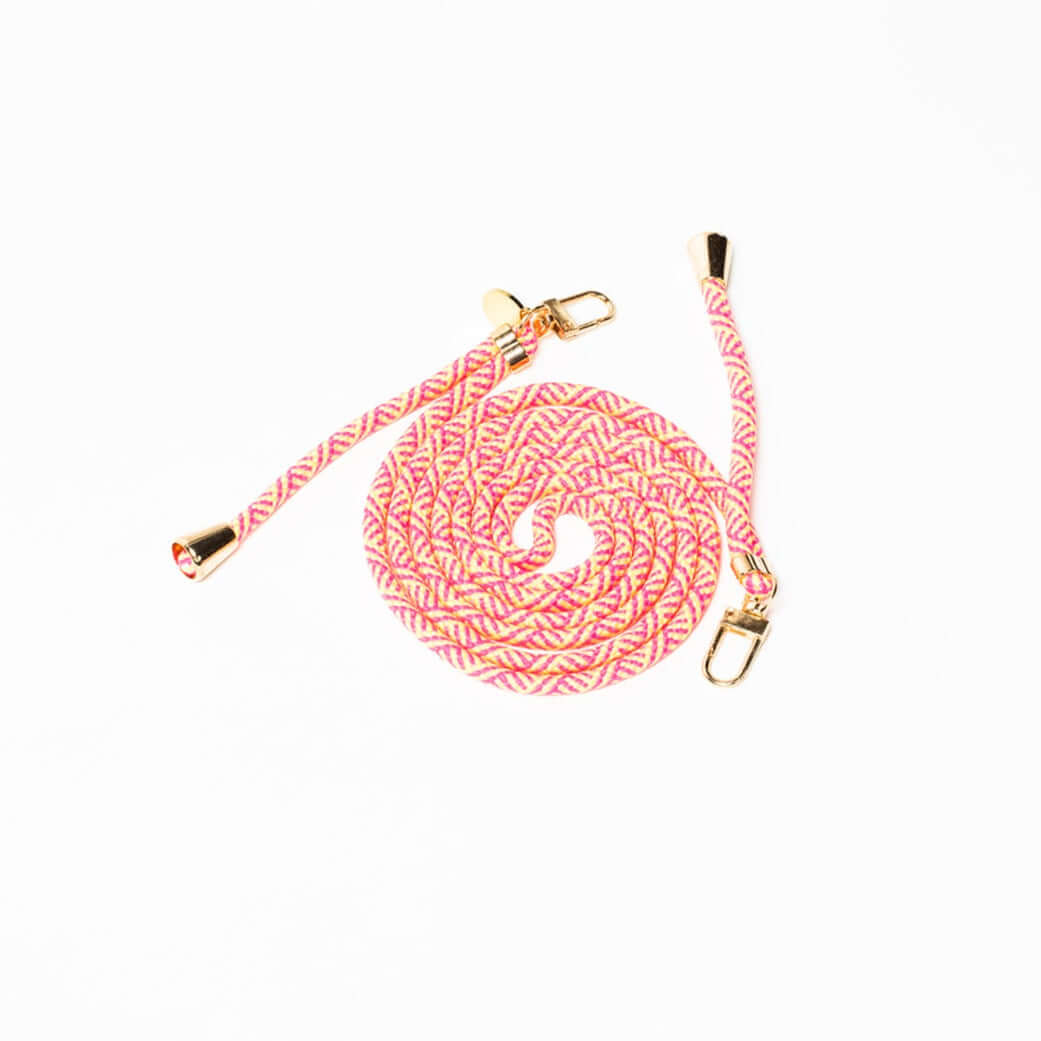 Multi Colorful Phone Cord Folie à Trois