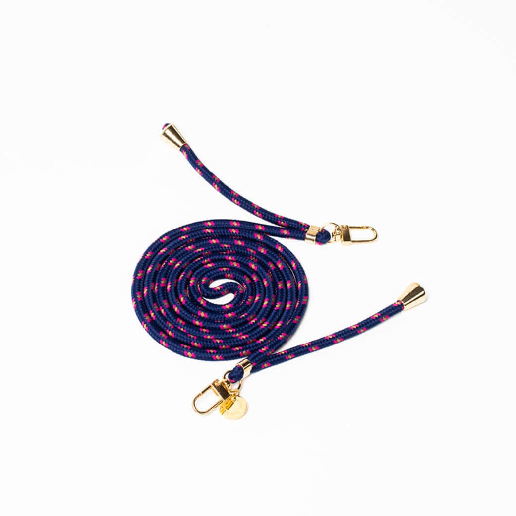 Multi Colorful Phone Cord Folie à Trois