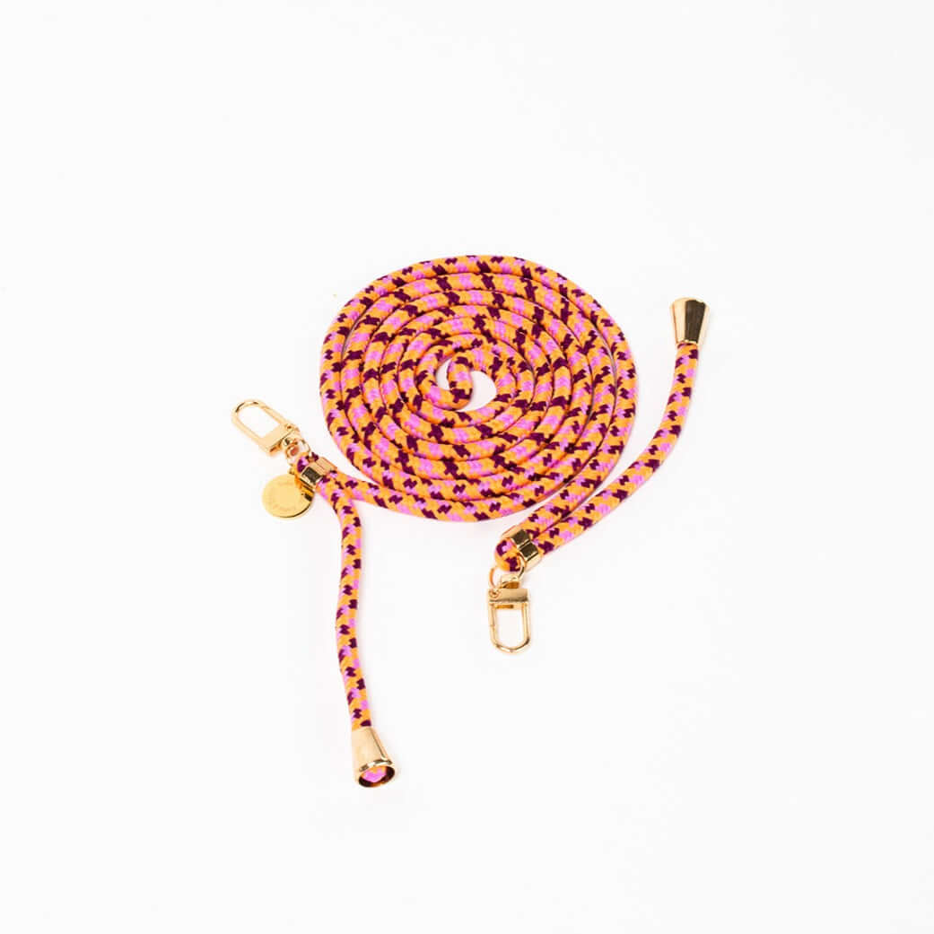 Multi Colorful Phone Cord Folie à Trois