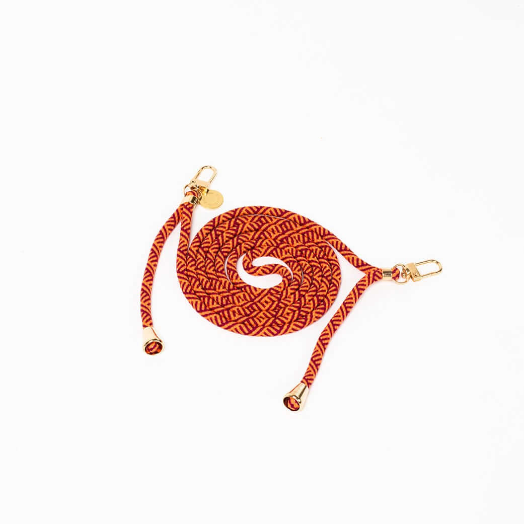 Multi Colorful Phone Cord Folie à Trois