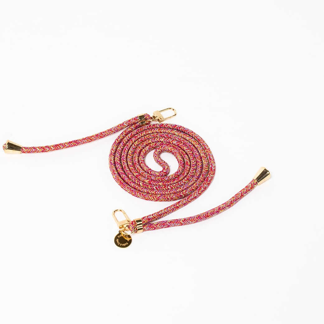 Multi Colorful Phone Cord Folie à Trois