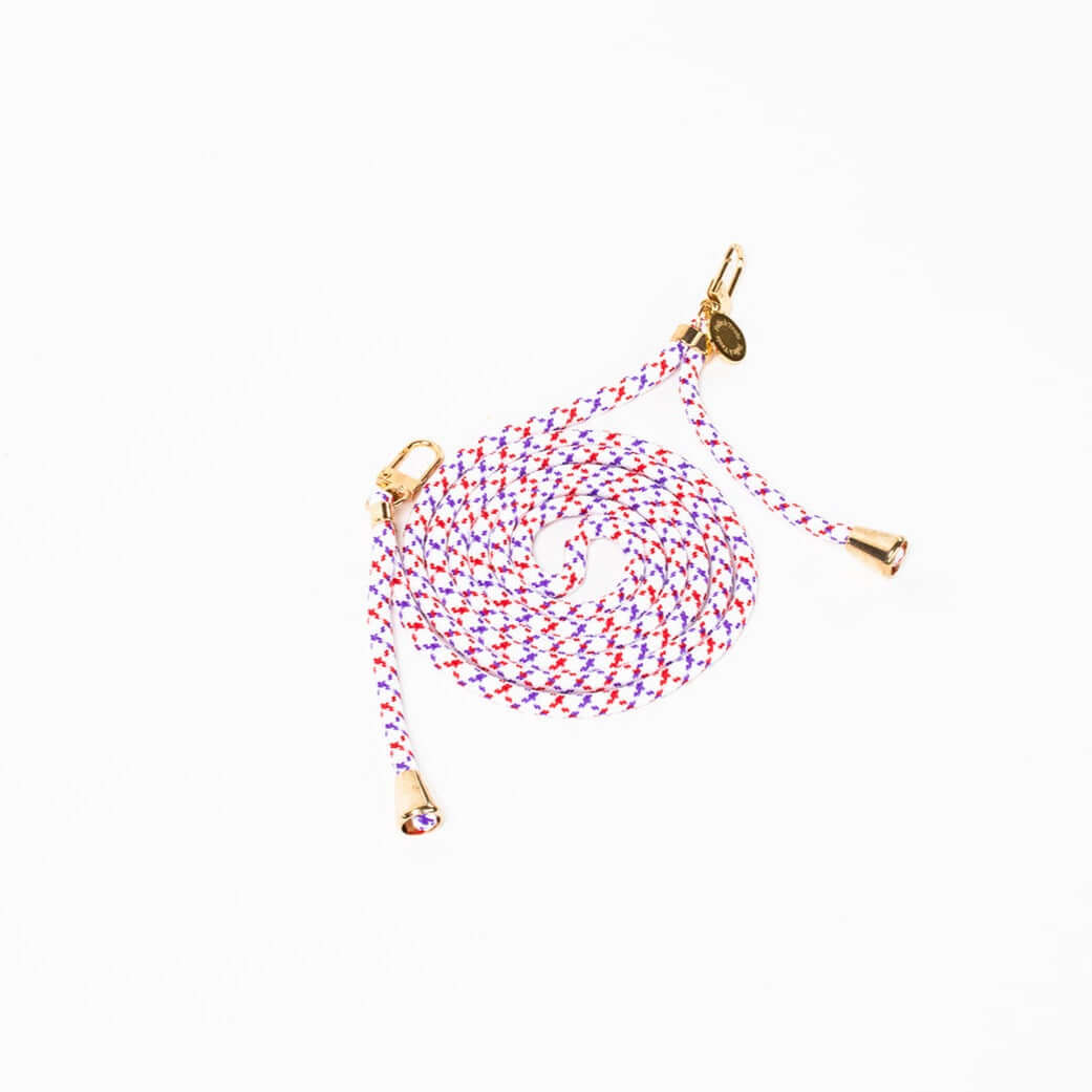 Multi Colorful Phone Cord Folie à Trois