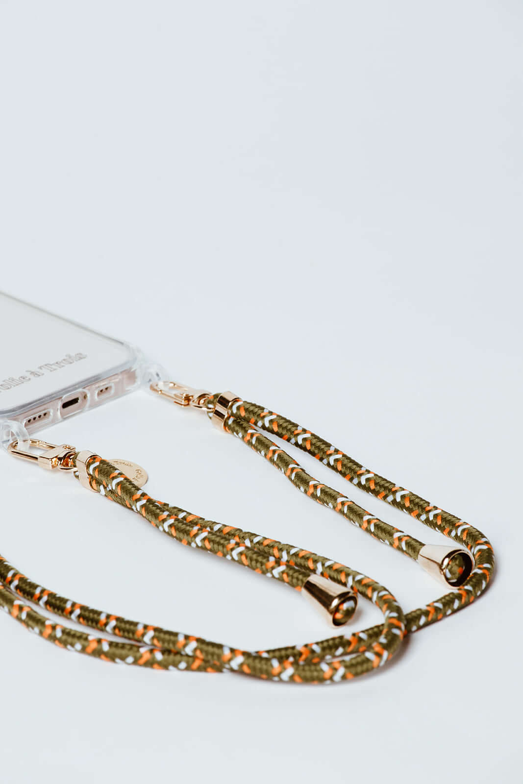 Multi Colorful Phone Cord Folie à Trois