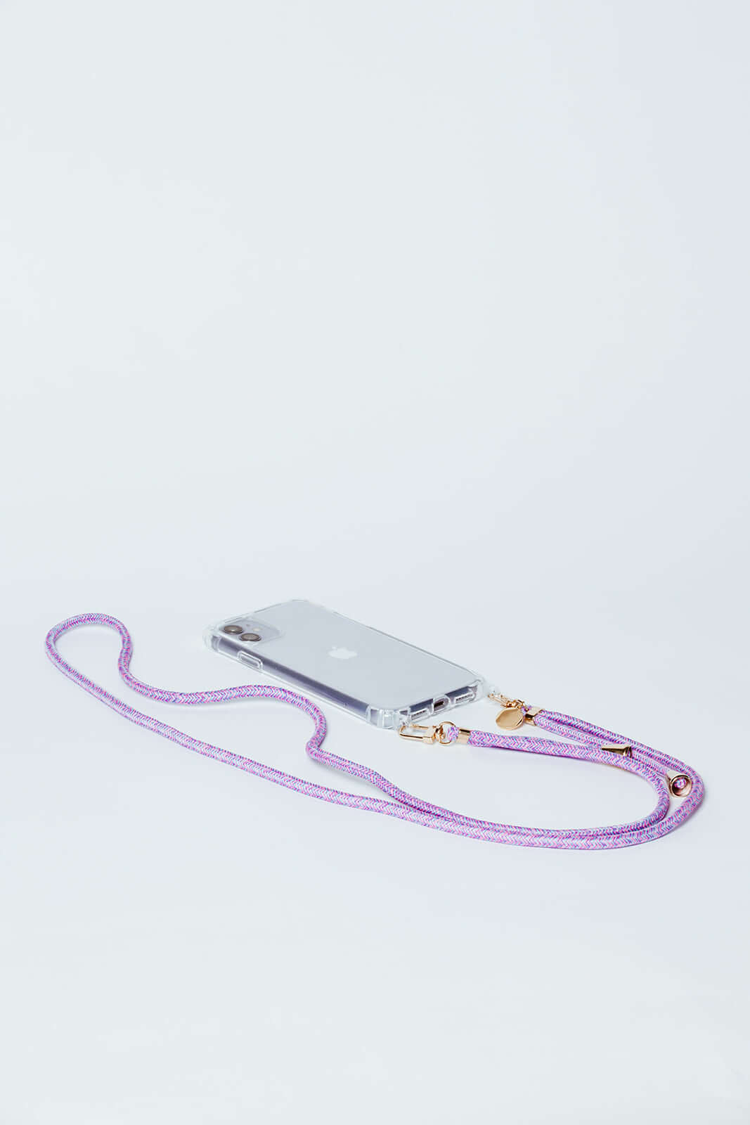 Multi Colorful Phone Cord Folie à Trois