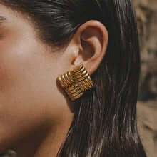 Vintage EARRINGS Folie à Trois