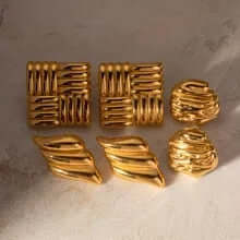 Vintage EARRINGS Folie à Trois