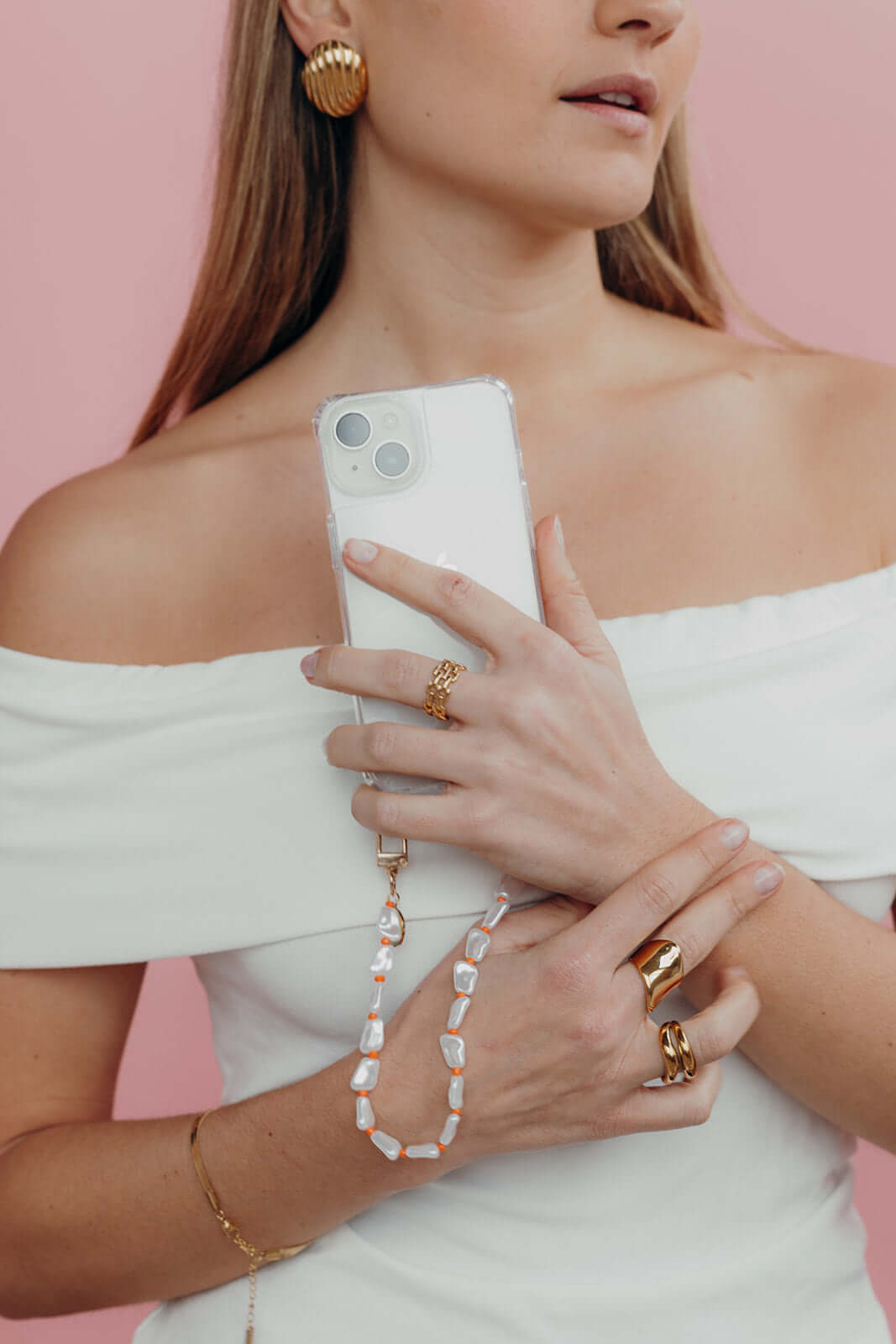 Softer Side Short PHONE CORD Folie à Trois