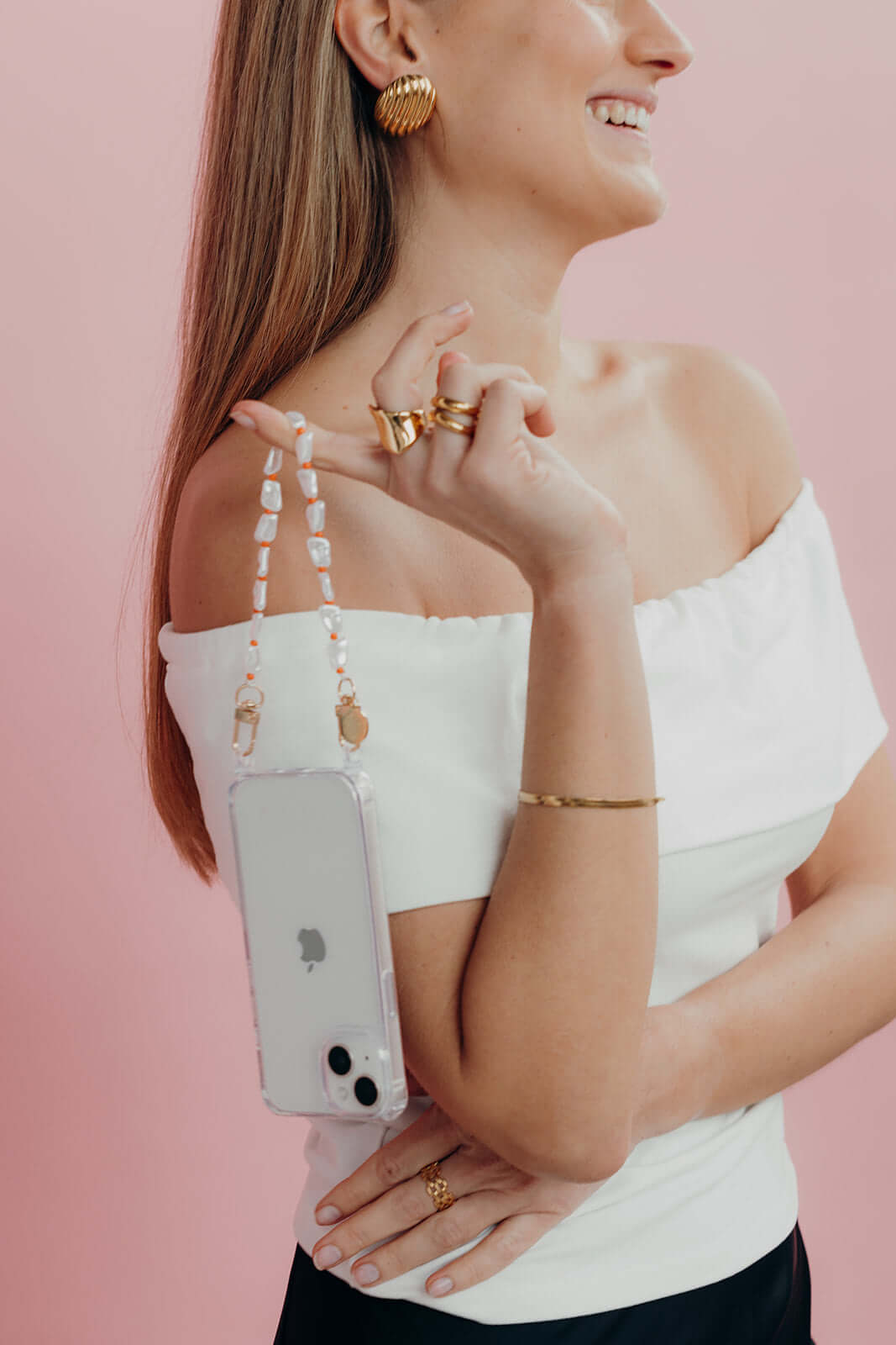 Softer Side Short PHONE CORD Folie à Trois