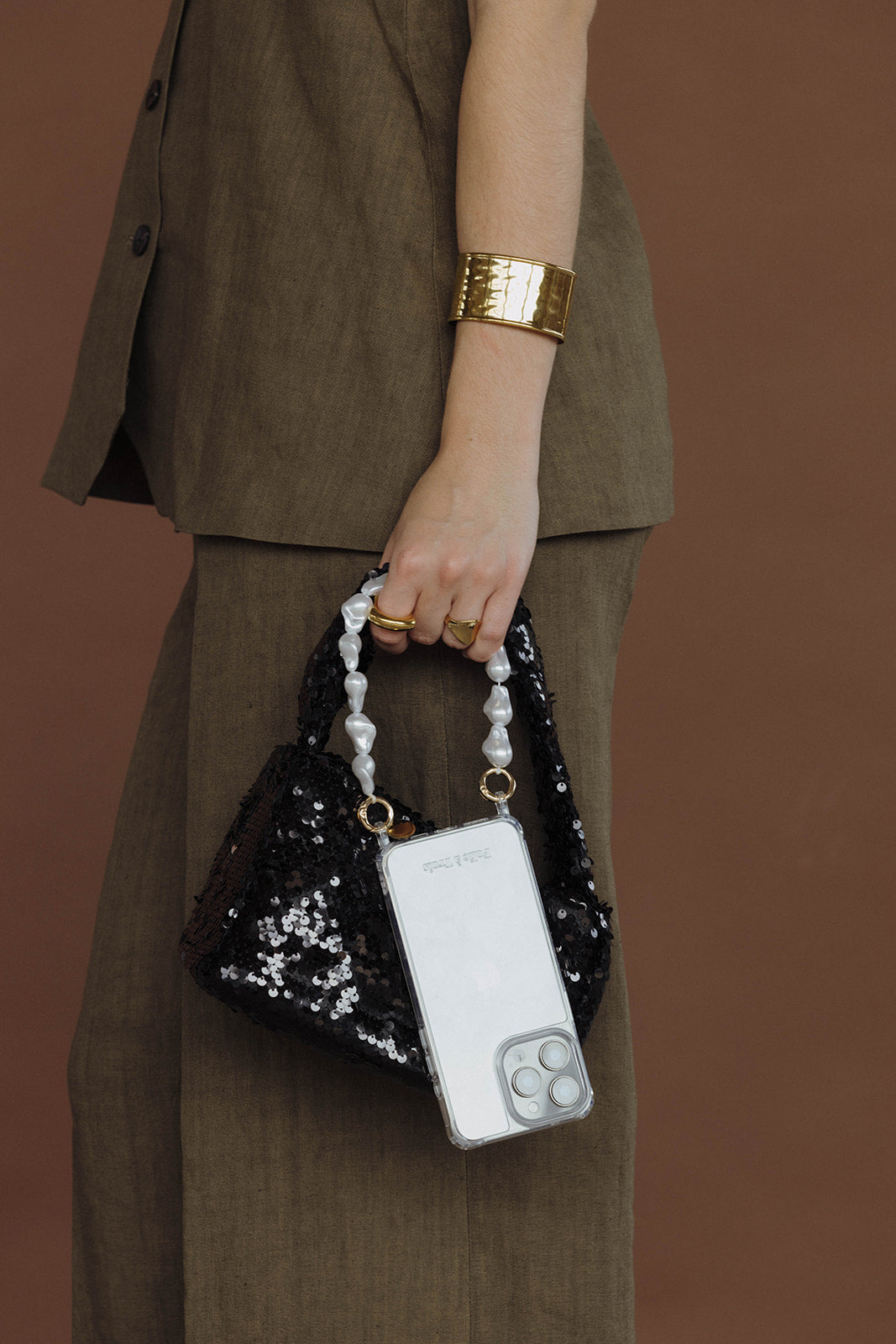 Pearl KORTE TELEFOONKETTING