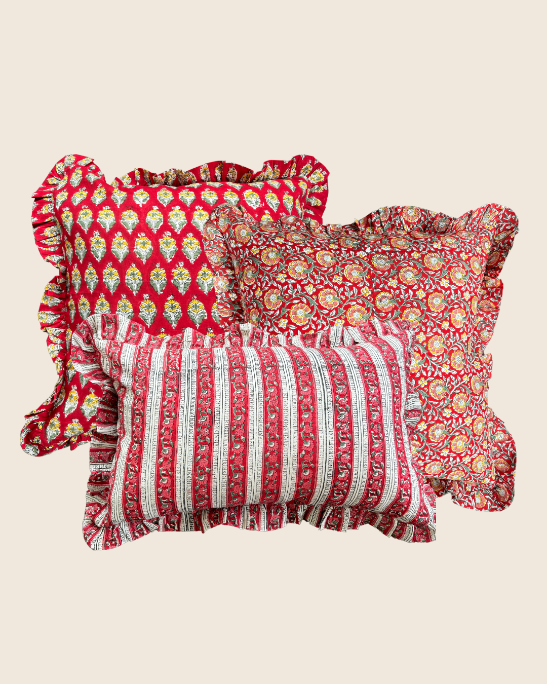 Sonal Red Square CUSHION
