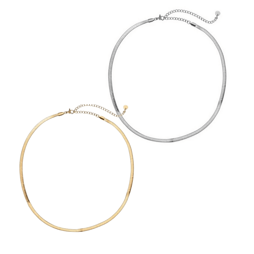 SNAKE SKIN NECKLACE Folie à Trois