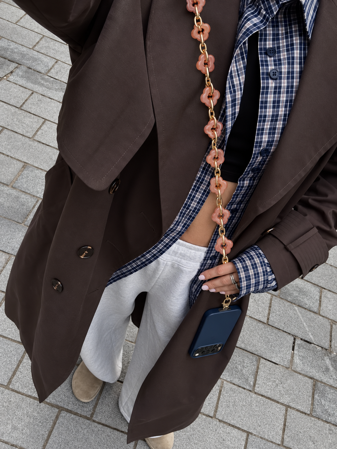 Zinnia LANGE TELEFOONKETTING