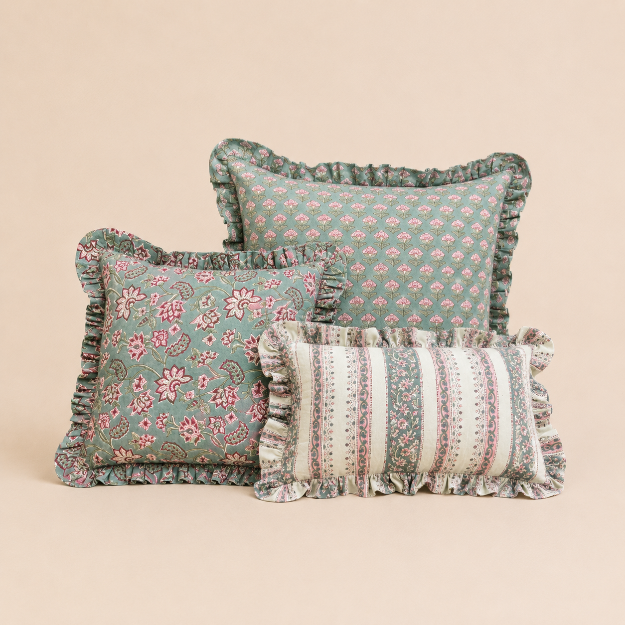 Pipli Green Square CUSHION
