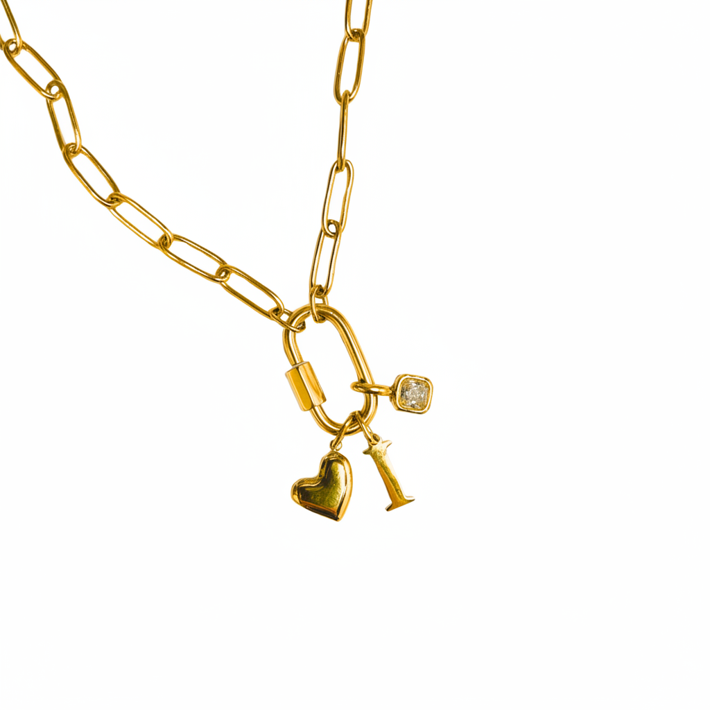 Chain link Charm NECKLACE