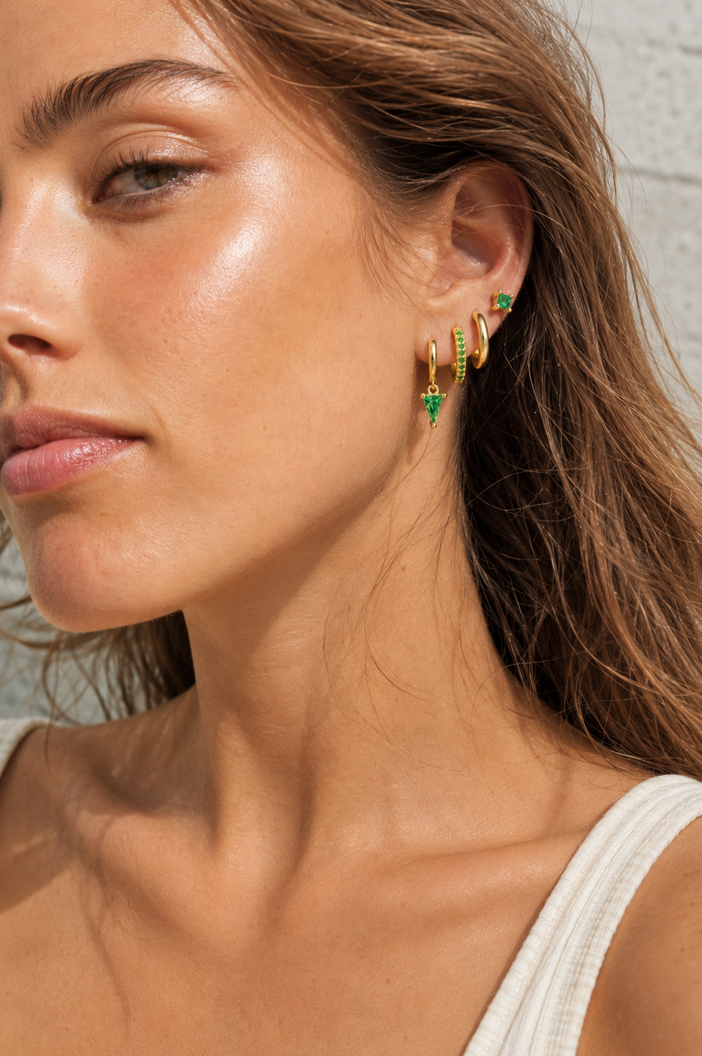 Lexi Set – Gold Green Colorway, Stainless Steel