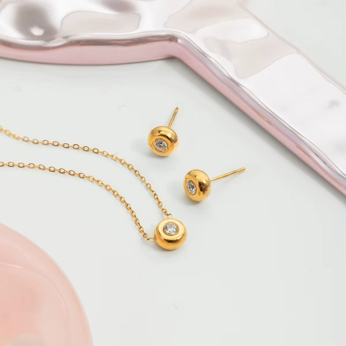 Lucia Gift Box EARRINGS + NECKLACE