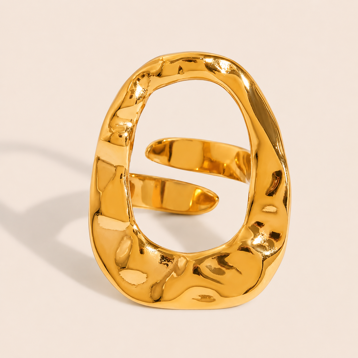 Move Over Gold Ring – Stainless Steel by Folie à Trois