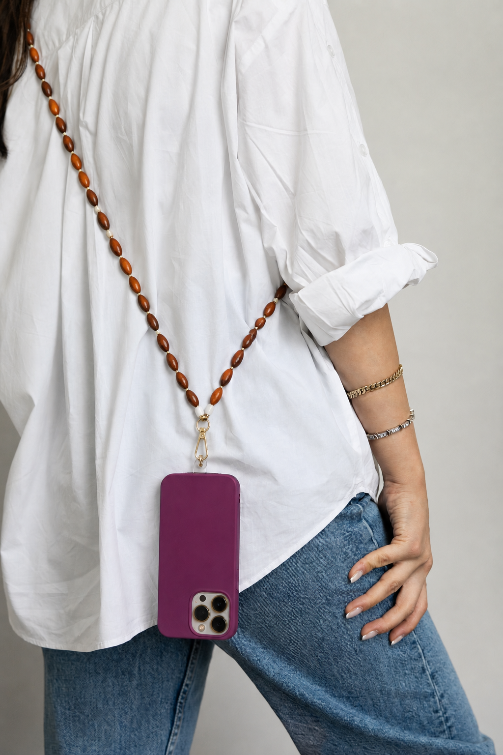 Saffron LONG PHONE STRAP