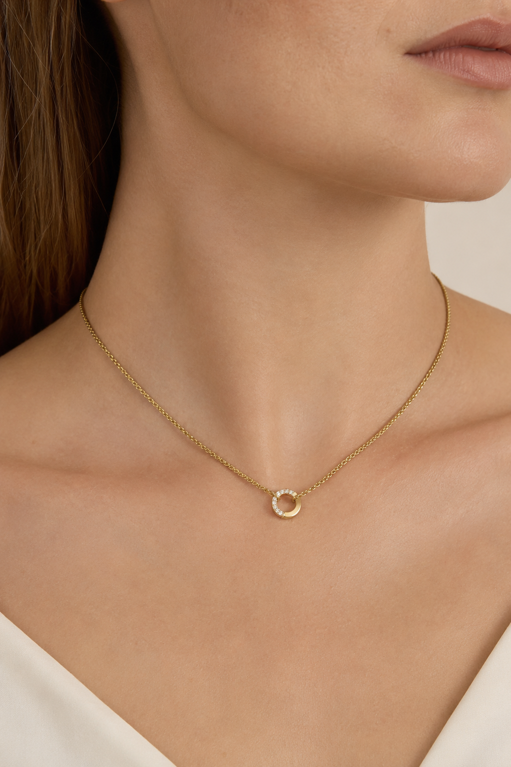 Zircon Charm KETTING