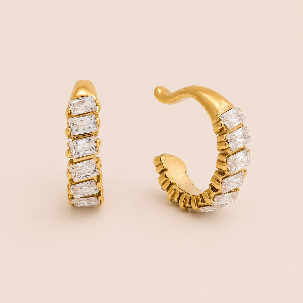 Camogli Ear Cuff Gold Stainless Steel by Folie à Trois