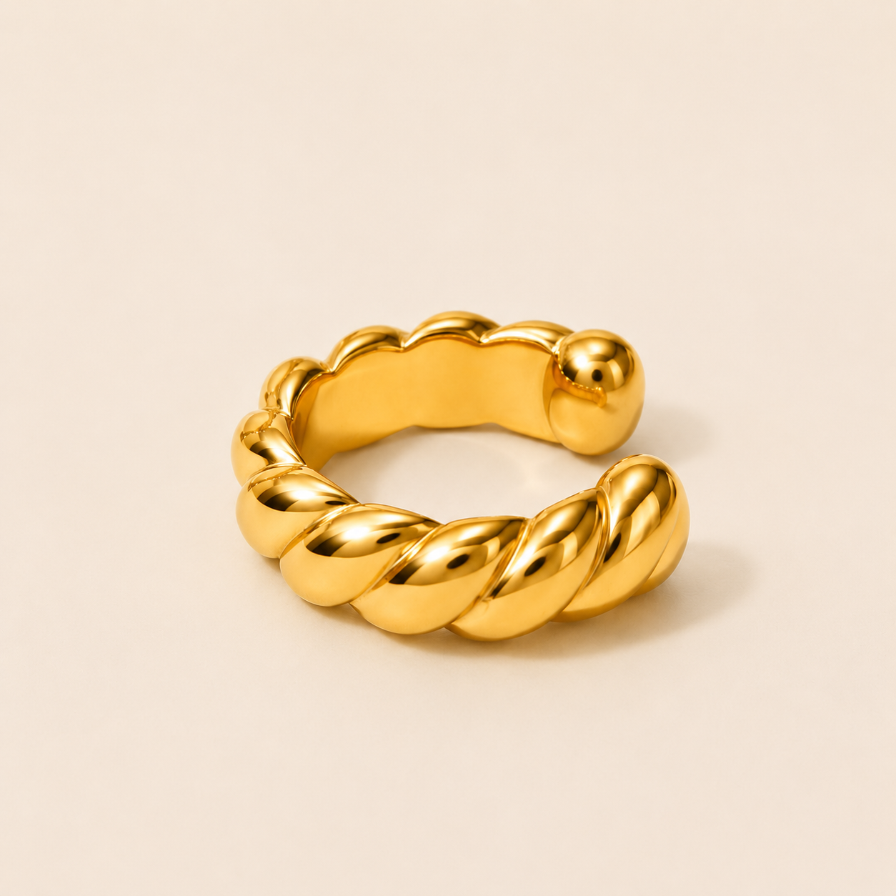 Golden Hour Ear Cuff – Gold Stainless Steel by Folie à Trois