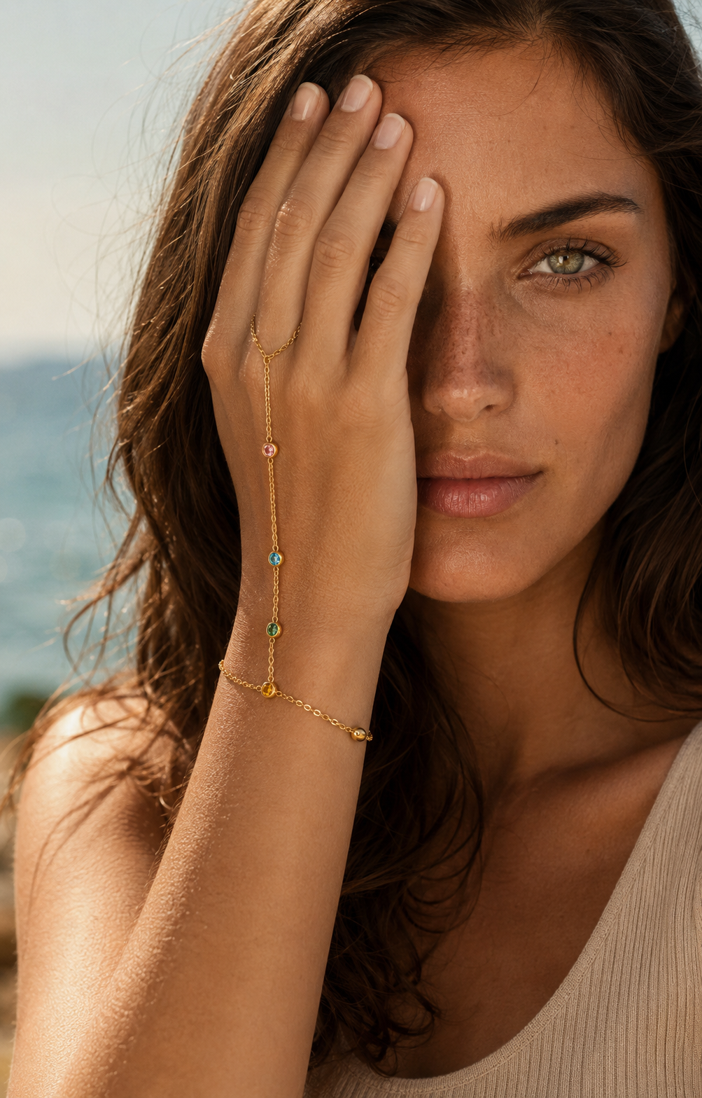 Sunlit Hand Chain BRACELET