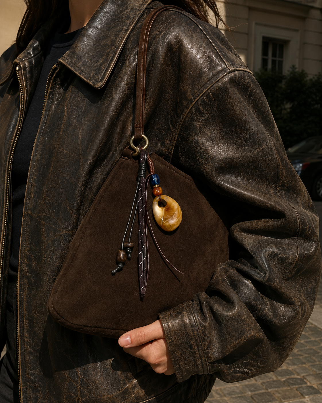 Amber Drop BAG CHARM