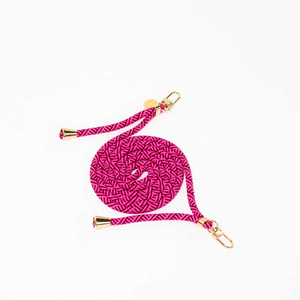 Multi Colorful Phone Cord Folie à Trois