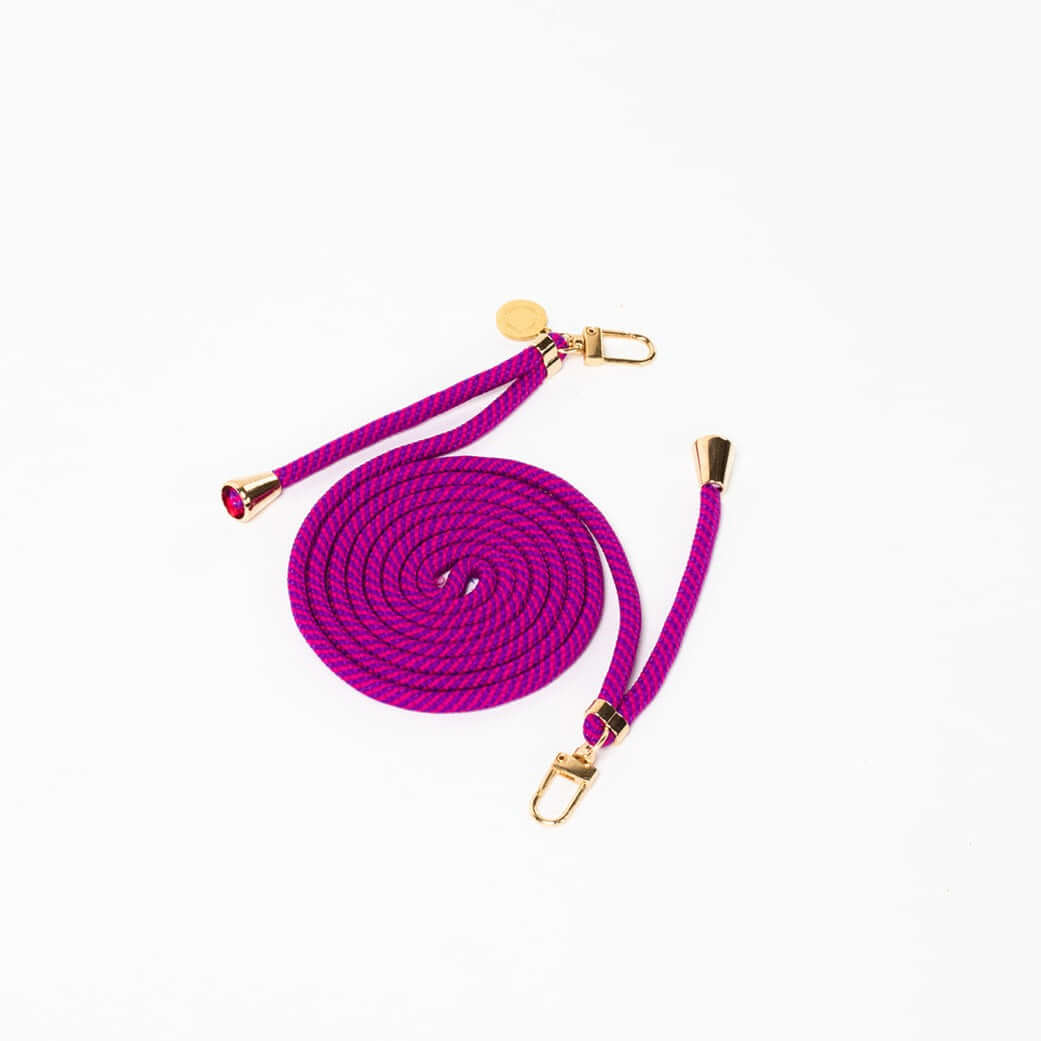 Multi Colorful Phone Cord Folie à Trois