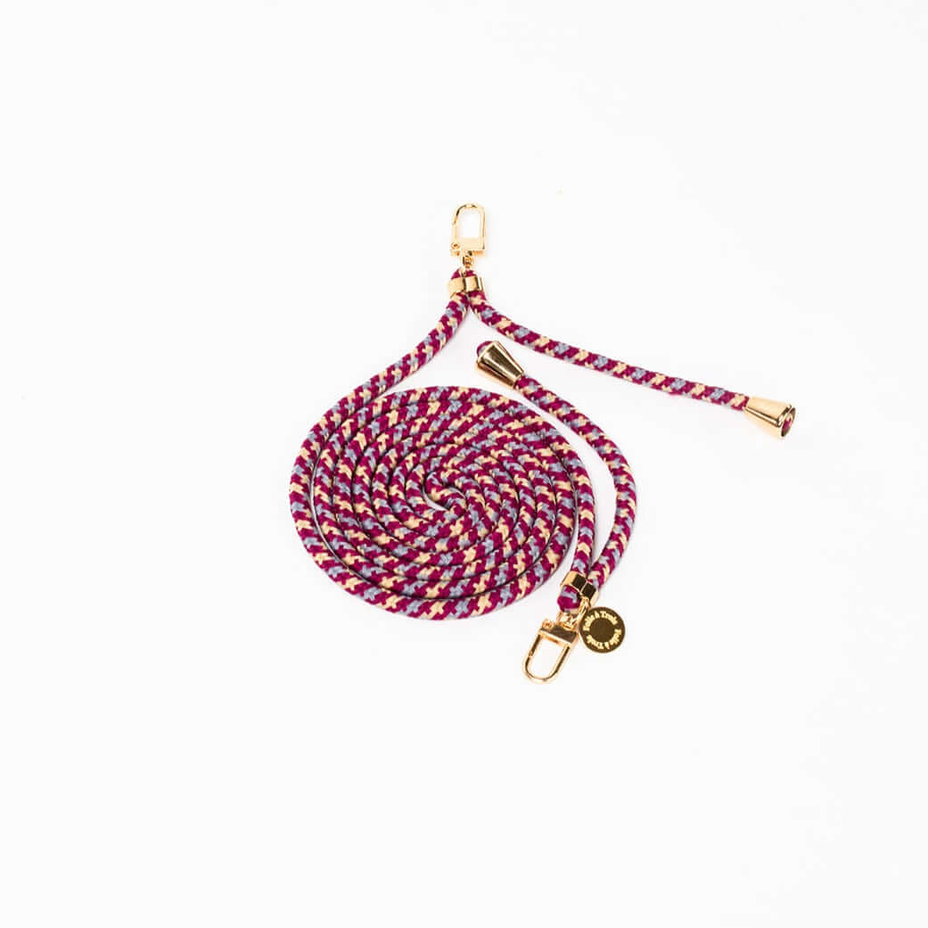 Multi Colorful Phone Cord Folie à Trois