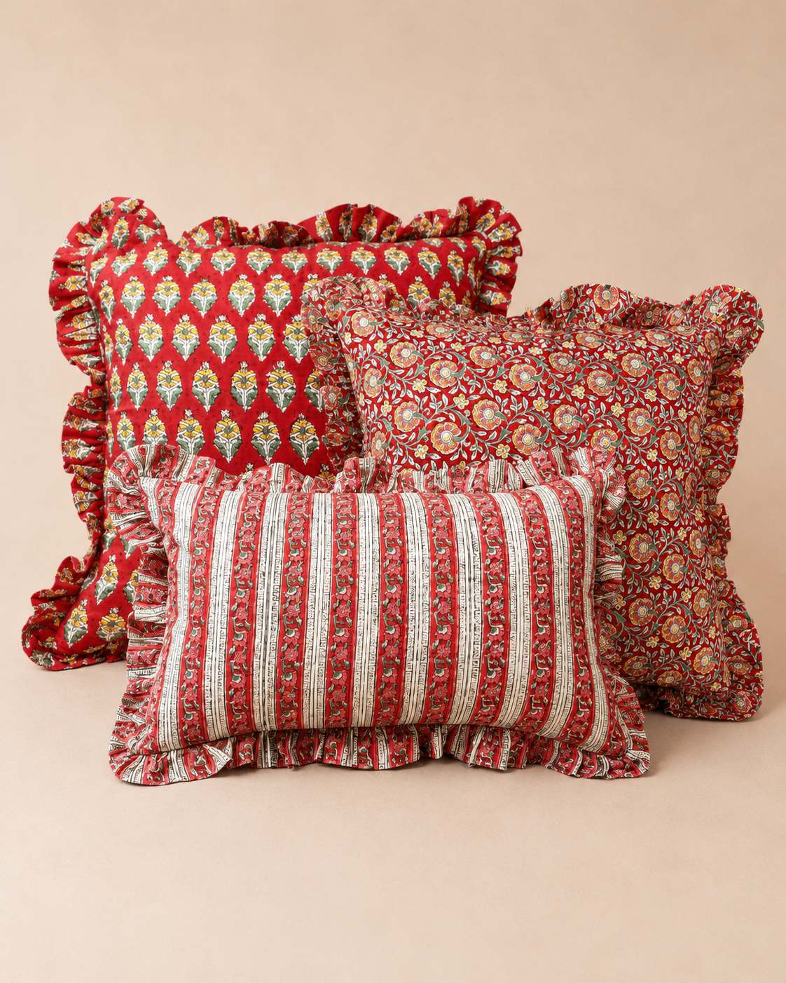 Sonal Red Square CUSHION