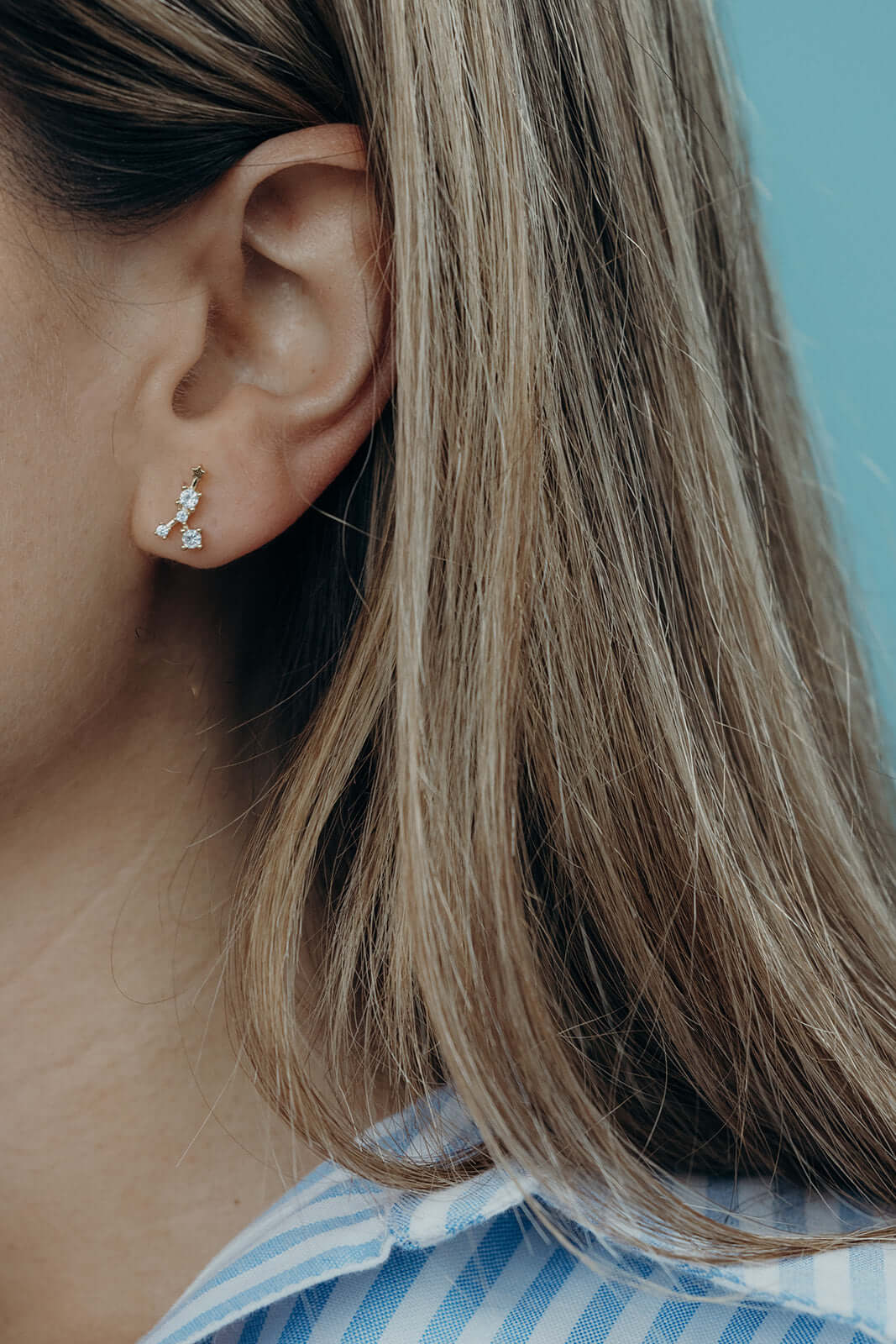 Zodiac Stud EARRINGS Folie à Trois