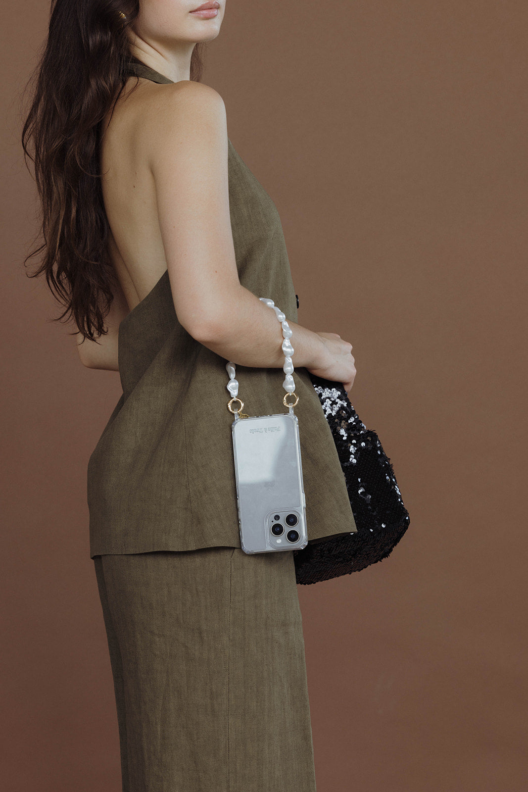 Pearl KORTE TELEFOONKETTING