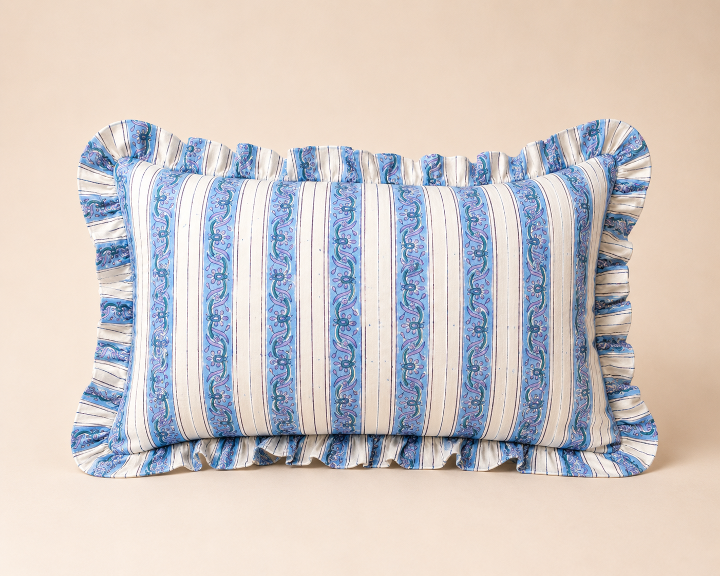Yavi Blue Rectangle CUSHION